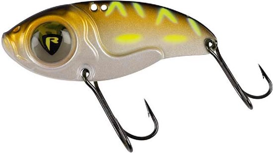 Fox Rage Ultra UV Big Eye Blade 17gr 6cm - Kleur : Black & Gold van Fox