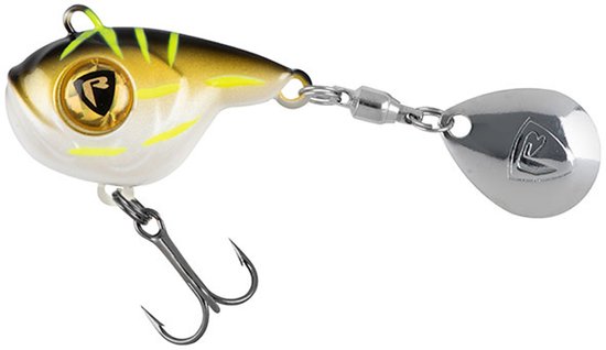 Fox Rage Ultra UV Big Eye Spin Tail 14g 6cm - Kleur : Firetiger van Fox