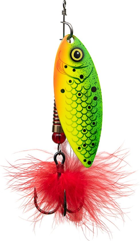 Fox Rage Ultra UV Spinners - Maat : Lemon Tiger size 6 - 26g - haak 2/0 van Fox