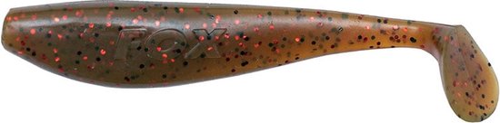Fox Rage Ultra UV Zander Pro Shad 10cm - Kleur : Red Belly Roller van Fox