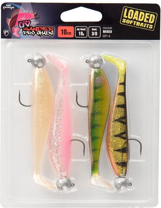 Fox Rage Zander Pro Loaded UV - 12 cm - mixed colour pack van Fox