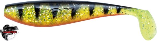 Fox Rage Zander Pro Shad - 10 cm - ultra UV perch van Fox Rage