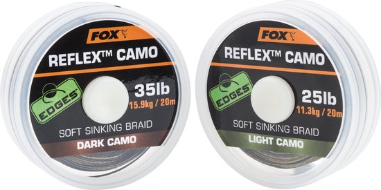 Fox Reflex Sinking | Onderlijnmateriaal | Dark Camo | 15lb van Fox