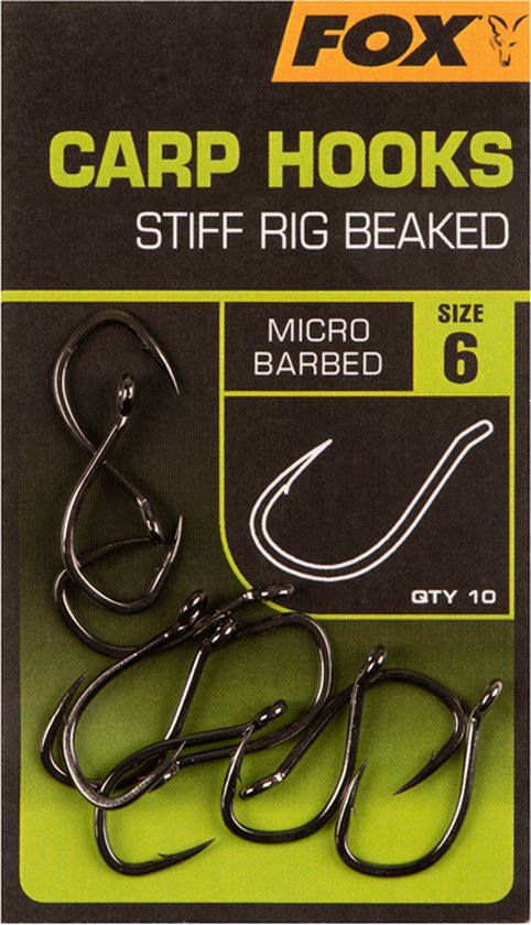 Fox Stiff Rig Beaked - maat 6 van Fox