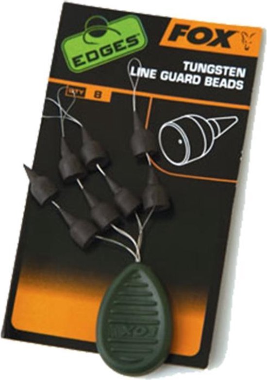 Fox Tungsten - Line Guard Beads - Zwart van Fox