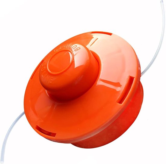 FS1 Tap & Go draadkop (trimmerkop) – semi-automatisch dubbele draad – voor bosmaaier – M10 x 1,25 linkse draad – 2 mm – snijdiameter 380 mm – Oranje (1 stuk)