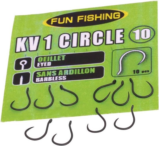Fun Fishing Haken KV-1 (10 pcs) - Maat : 16