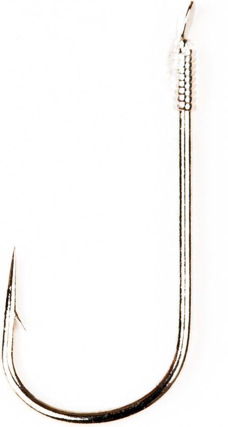 Gamakatsu 1310N Bream - Onderlijn - 45cm - Haakmaat 14 - 10 stuks - Zilver