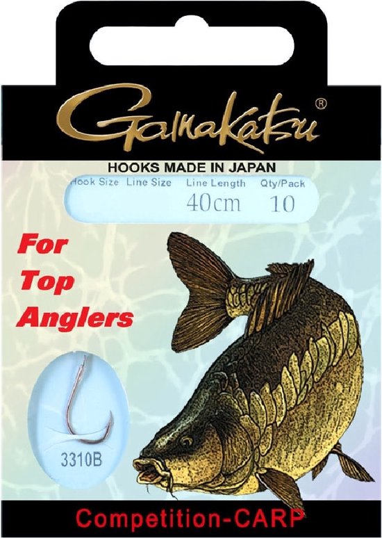 Gamakatsu Competition Carp H12 0.16mm 40cm van Gamakatsu