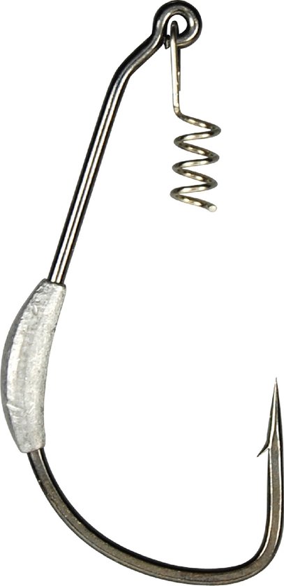 Gamakatsu EWG Weighted Superline Spring-Lock | Maat 4/0 | 4 stuks van Gamakatsu