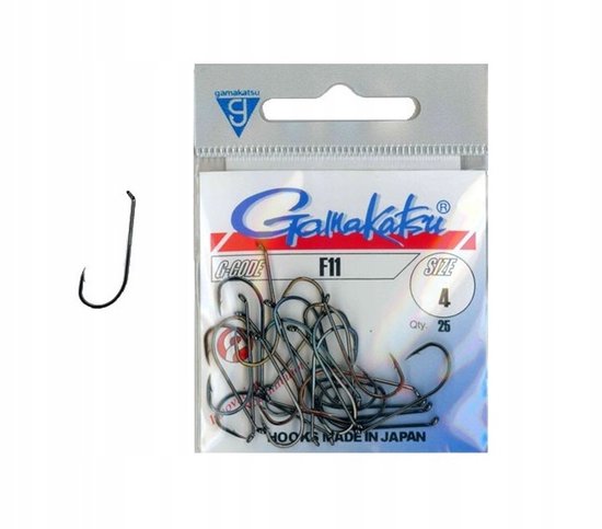 Gamakatsu F11 Haken - Maat 10 - 25 Stuks van Gamakatsu