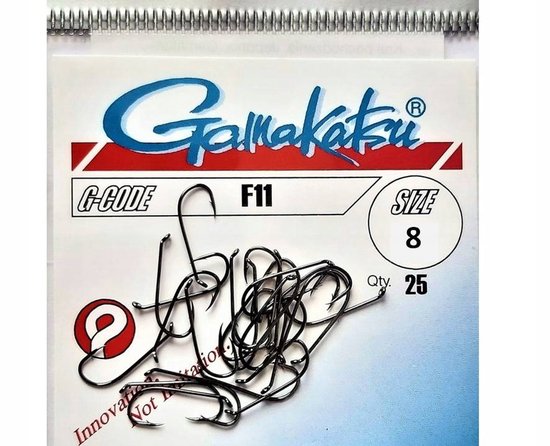 Gamakatsu F11 Haken Maat 8 - 25 st