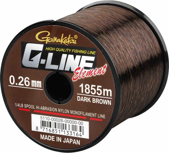 GAMAKATSU G-LINE Element Dark Brown van Gamakatsu