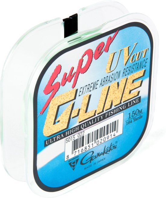 Gamakatsu G-line Super - Nylon - 0.06 mm - 0.7 kg - 150 m van Gamakatsu