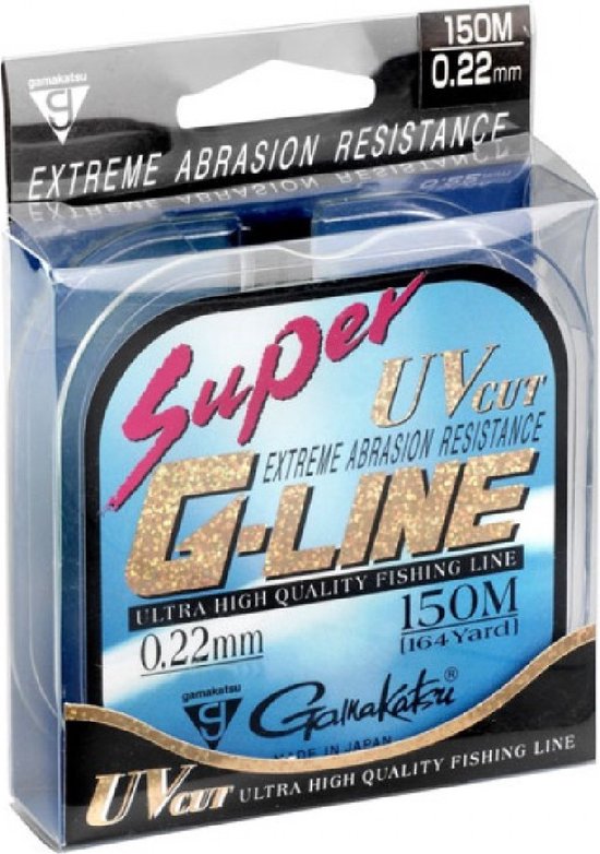 Gamakatsu G-line Super - Nylon - 0.08 mm - 0,67 kg - 150 m van Gamakatsu