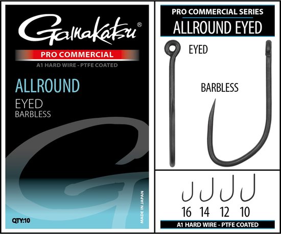 Gamakatsu - Haken PRO-C Allround Eyed A1 PTFE BL - Gamakatsu