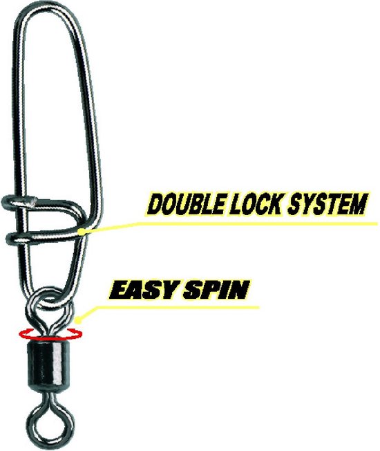 Gamakatsu Hyper S-Snap X H-Swivel Size 4 63kg