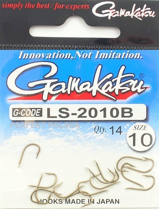 Gamakatsu LS-2010B Haak nr. 10 - 14 Stuks - Feeder & Vaste Hengel Verdord van Gamakatsu