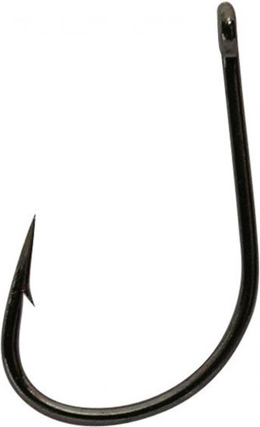 Gamakatsu LS-2033F New Label Eyed Hooks Black Zwart 12 van Gamakatsu