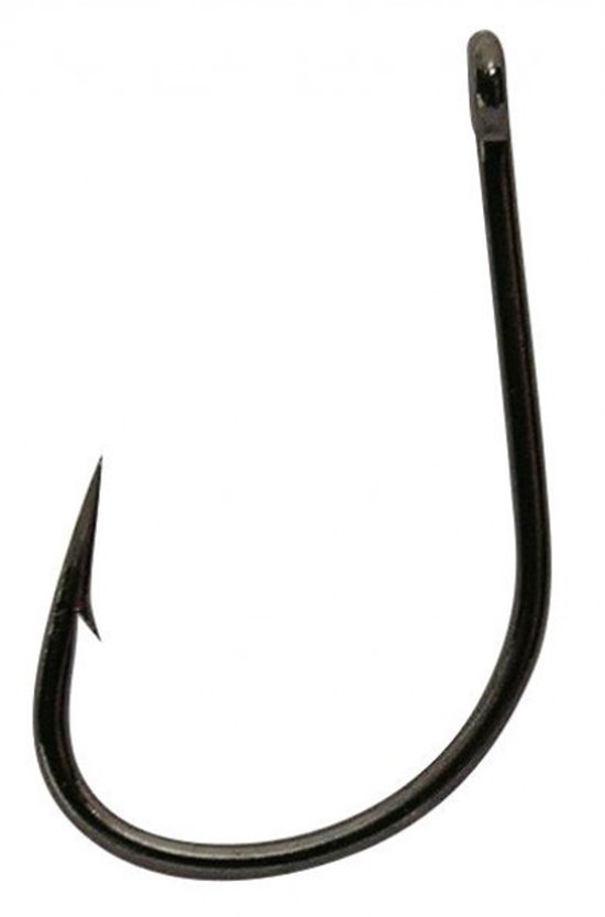 Gamakatsu LS-2033F New Label Eyed Hooks Black Zwart 6 van Gamakatsu