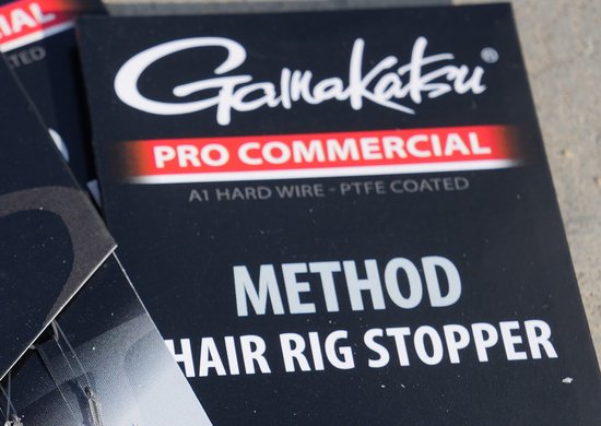 Gamakatsu Method Hair Rig Stopper Barbless H10 0.21mm 10cm van Gamakatsu