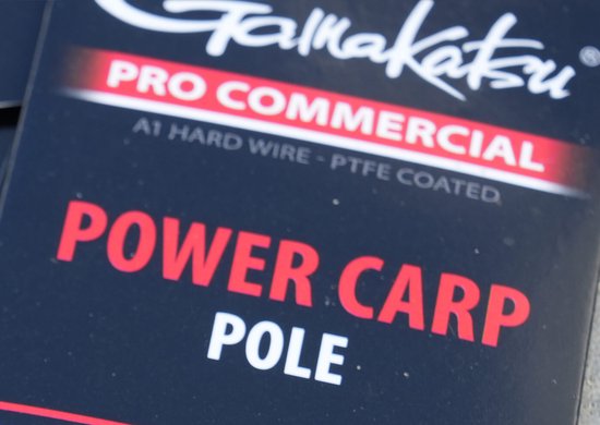 Gamakatsu Power Carp Pole Barbless Onderlijnen H12 0.17mm 20cm