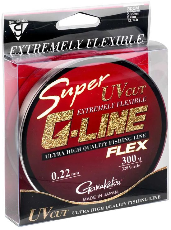 Gamakatsu Super G-line Flex Monofilament 300 M Transparant 0.220 mm