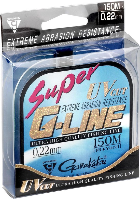 Gamakatsu Super UV High Quality G-Line 150m - Maat : 0.30mm van Gamakatsu