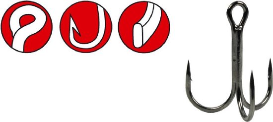 Gamakatsu Treble 18 Ns 4 6 stuks van Gamakatsu