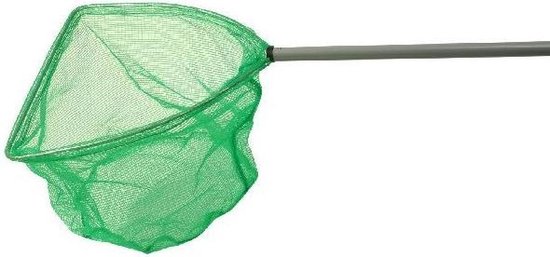 GAME ON FISHING Garnalennet 120cm - schepnet voor visartikelen - groen van Merkloos