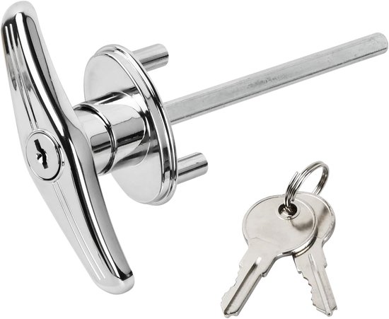 Garagenpoortgreep en slot - Universeel bruikbaar - Garageslot, poortgreep, garagepoortslot, deurgreep met slot, garagepoort vergrendeling