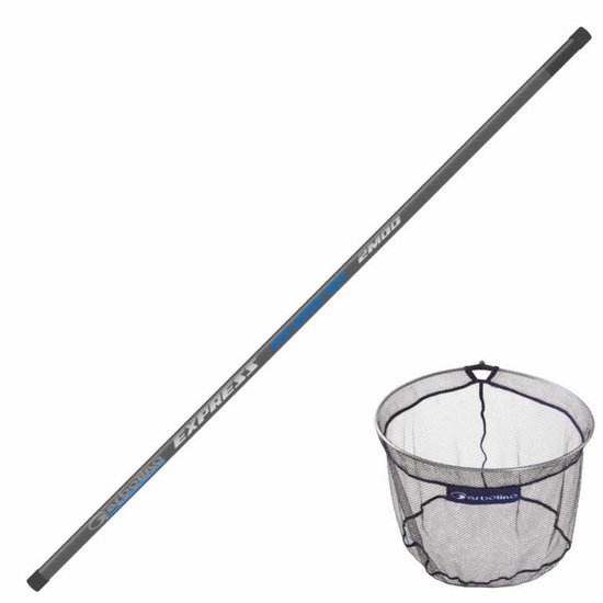 Garbolino Combo Schepnetsteel Express Telenet & Leader Match Schepnet 40cm - Maat : 4.00m