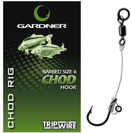 Gardner Chod Rigs Barbless #4 van Merkloos