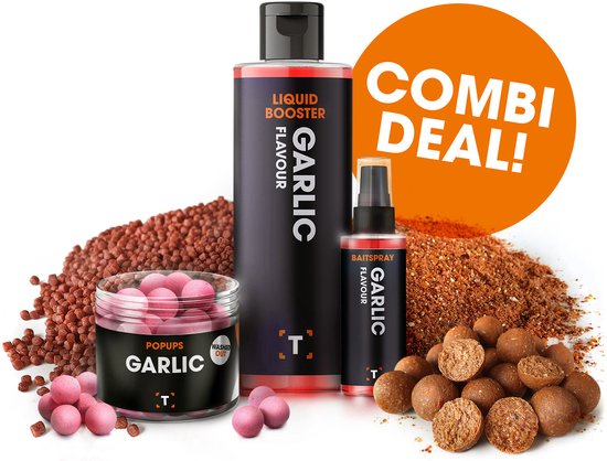 Garlic Combi Deal 20MM - Karpervissen - Partikels - Karper Aas - Karper Vissen - Karper Voer - Karper
