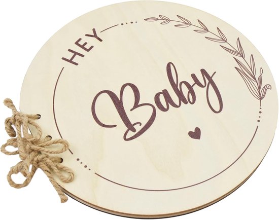 Gastenboek voor babydouche, 35 pagina's, houten babydoucheboek, babyshower tekens, babygeheugenboek, zegen voor de baby, aanstaande moeders en ouders