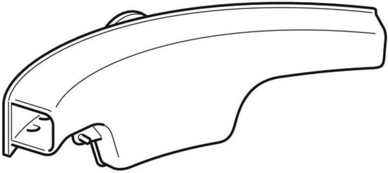 Geberit Type SP08 Spoelverdeler voor WC, 595128000 van Geberit