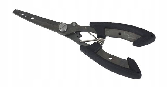 Gebogen Visserij Tang met Ringopener en Schaar 16cm