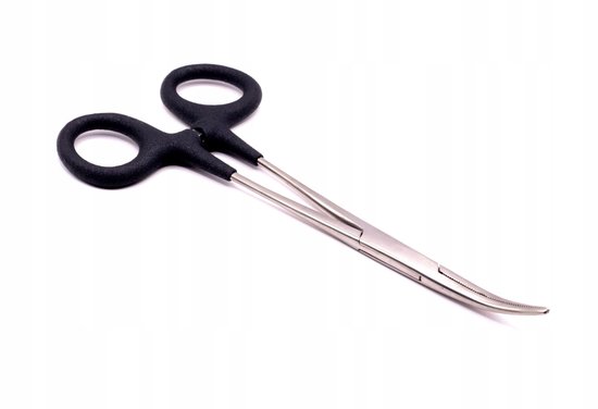 Gebogen Vissersklem met Rubberen Handvat - 18 cm