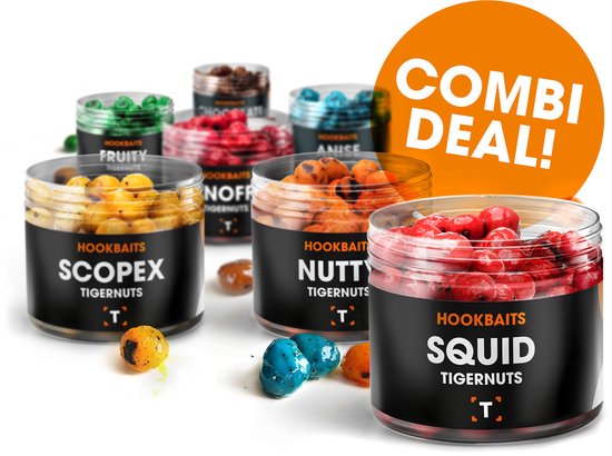Gekleurde Tijgernoten Combi Deal - Karpervissen - Partikels - Karper Aas - Karper Vissen - Karper Voer - Karper