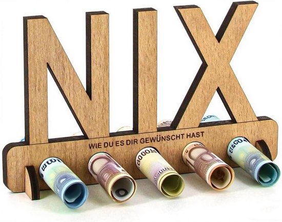 geldcadeau voor Nix – creatief voor mannen en vrouwen