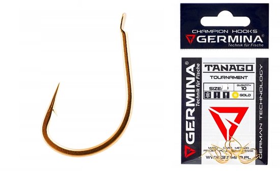 Gemna Tango Gold Haakjes Nr 09 - 10 Stucks - Vissen