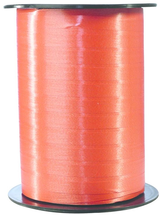 Geschenkband op een spoel (500 m x 7 mm, oranje)