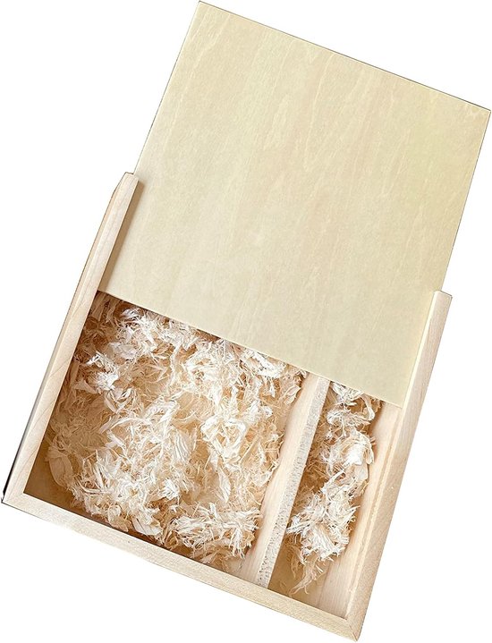 geschenkdoos met schuifblad, discrete houten dozen met schuifdeksel, USB-doos, fotodoos, bruiloft geheugendoos, voor fotografen/klanten walnoot/esdoorn (mapelhouten doos)