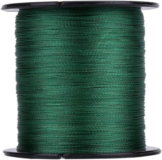 Gevlochten vislijn 300m PE - 4 Strengen Super Sterk Multi-filament Vis Touw Koord Groen