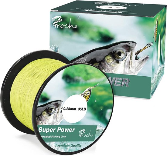 Gevlochten Vislijn 300M/500M/1000M - Sterke PE Lijn voor Zoet en Zout Water - Kleurvast 0.1-0.3mm 14-45LB van Merkloos