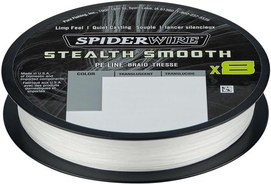 Gevlochten Vislijn - 8 Strengs Lijn - Vissen - Hoge Slijtvastheid - 0.11mm 10.3kg - Transparant