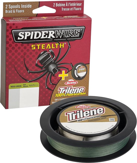 Gevlochten Vislijn - Stealth Braid - Hengelsport Toepassingen - Onzichtbare Presentatie Combinatie - 8lb 137m - Mos Groen