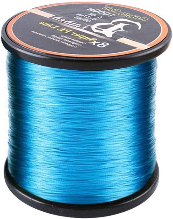 Gevlochten Vislijn - Visdraad Lijn - Zeevissen Vissen - Anti-beet Slijtvast - 1000m 1.5 (0.20mm/11.36kg) - Blauw