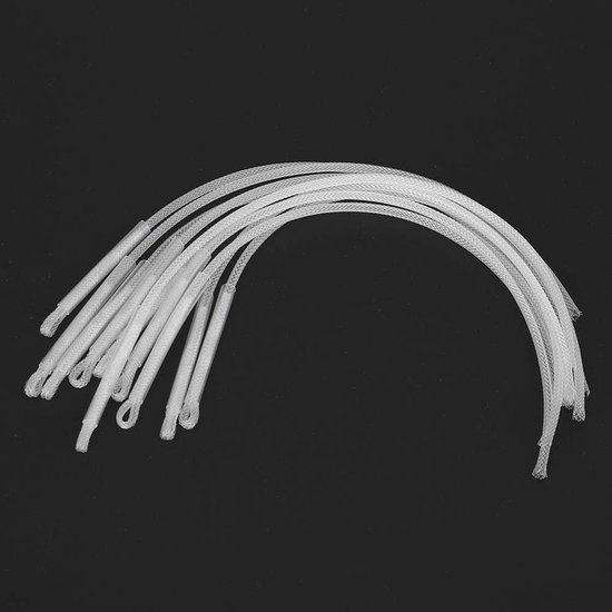 Gevlochten visserslijn 10 stuks 30lb/50lb vislussen connector vlieg lus visgerei accessoire