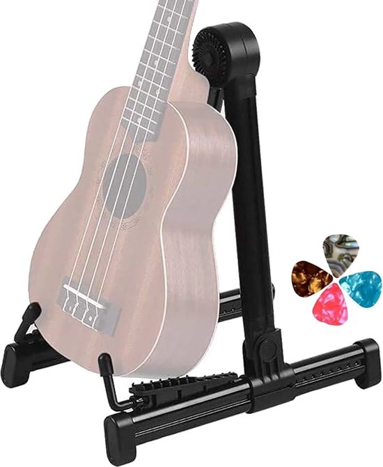 Gitaarstandaard voor akoestische gitaar, universeel, draagbaar, voor akoestische gitaar, elektrische en klassieke gitaar